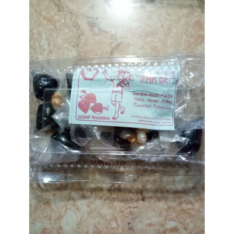 

bon bon asam rujak pak raden cemilan jadul