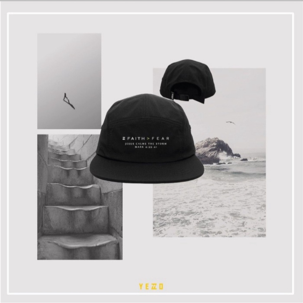 Yezzo FOF ( Faith Over Fear ) Signature Army Cap Black