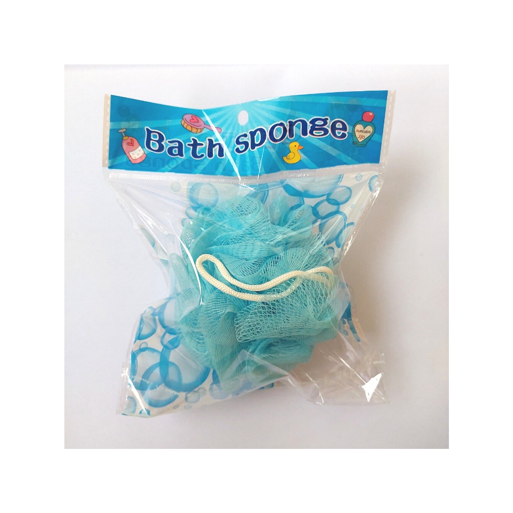 Bath Sponge Spons Mandi Shower Puff Sabun Mandi Aneka Warna