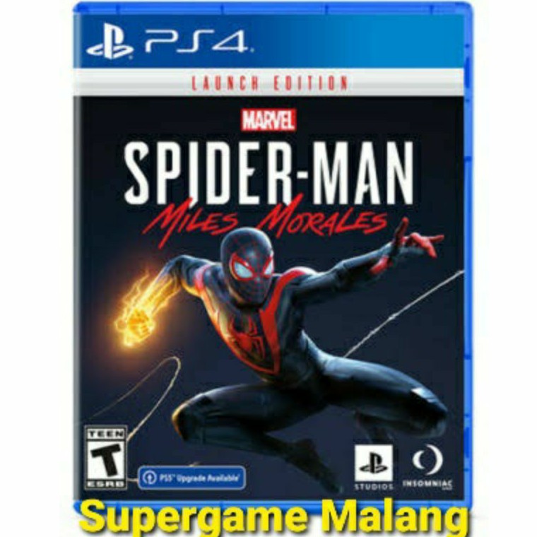 Spiderman Miles Morales PS 4 PS4 PS 5 PS5 Sony Playstation Game Games Gaming