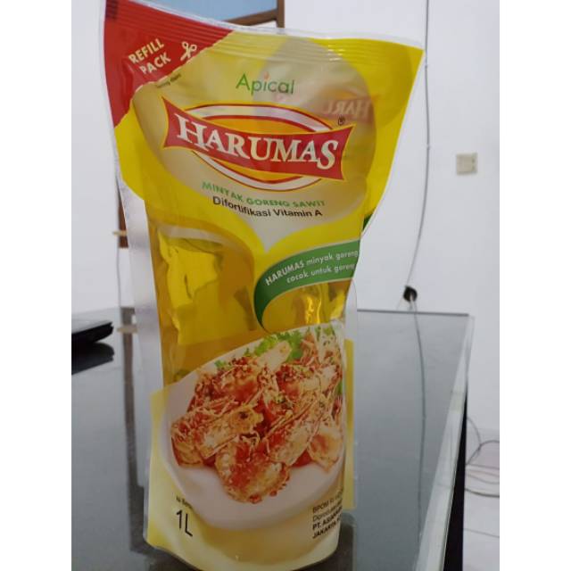 Minyak Goreng Harumas 1 Liter Full Indonesia