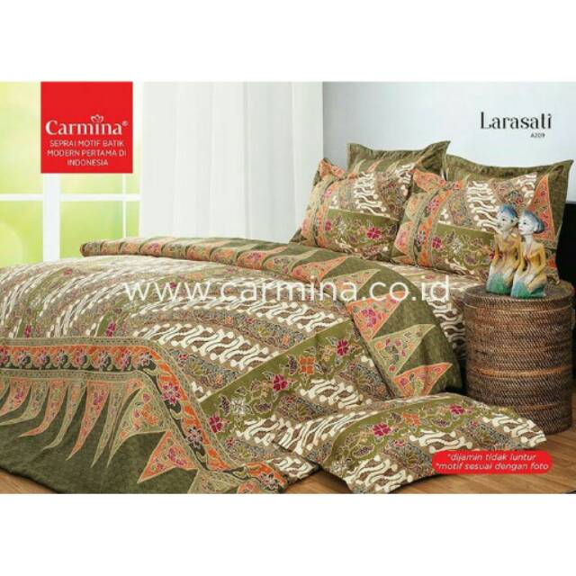 JUAL SPREI BATIK CARMINA 160X200/180X200- LARASATI