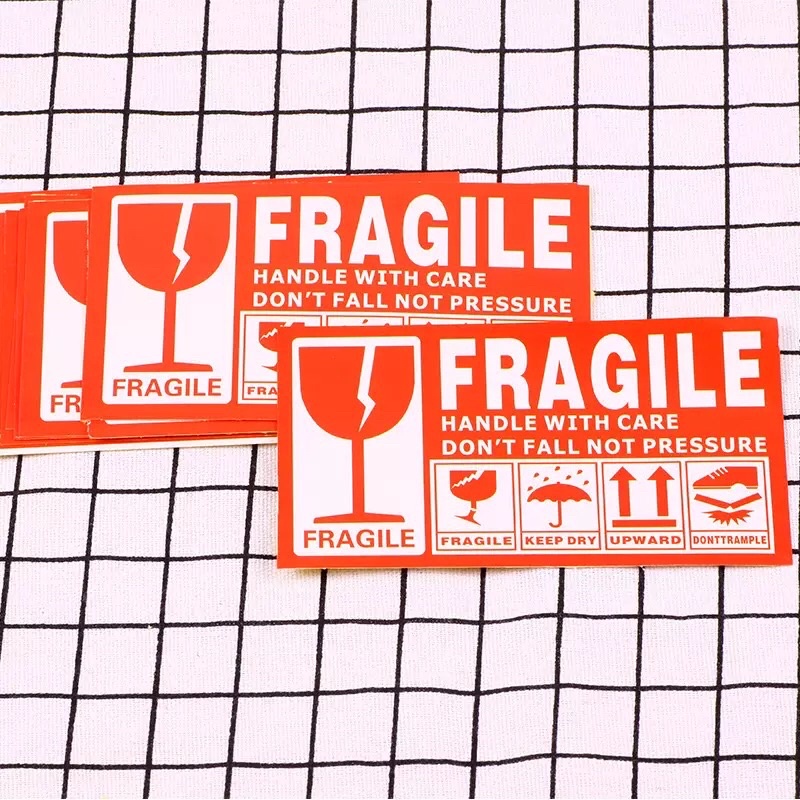 

Stiker Fragile / Sticker Fragile Untuk Keamanan Produk / harga 1pc