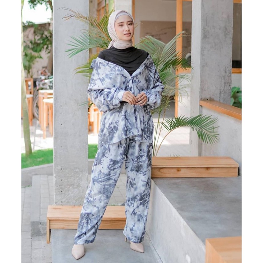 ONE SET RAYON ENORA / SETELAN RAYON WANITA ENORA