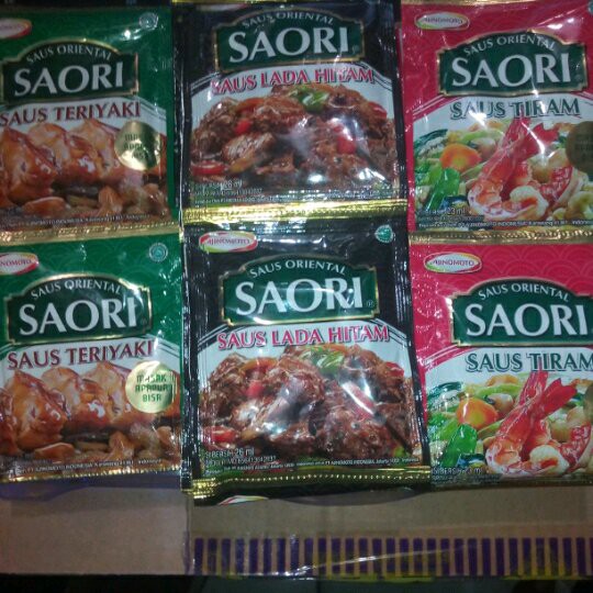 Saori saus tiram/ saos teriyaki/ saos lada hitam renceng