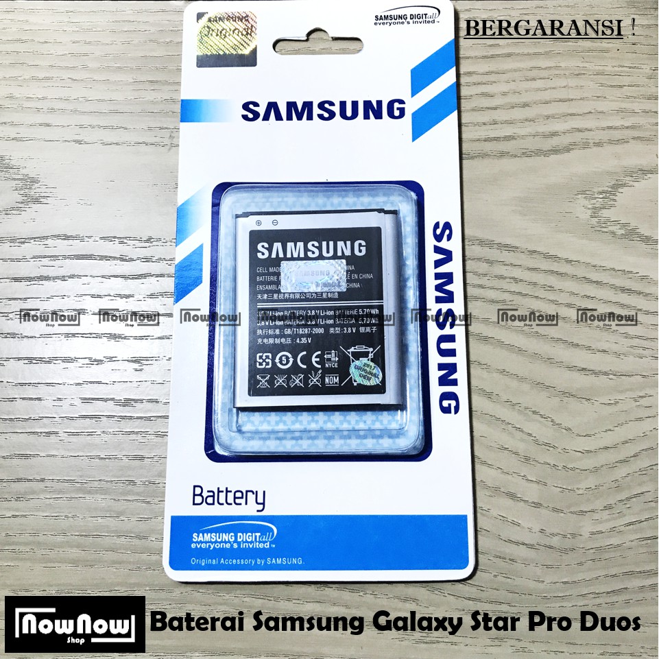 Baterai Samsung Galaxy Star Pro Duos S7262 Original Batre Battery SEIN