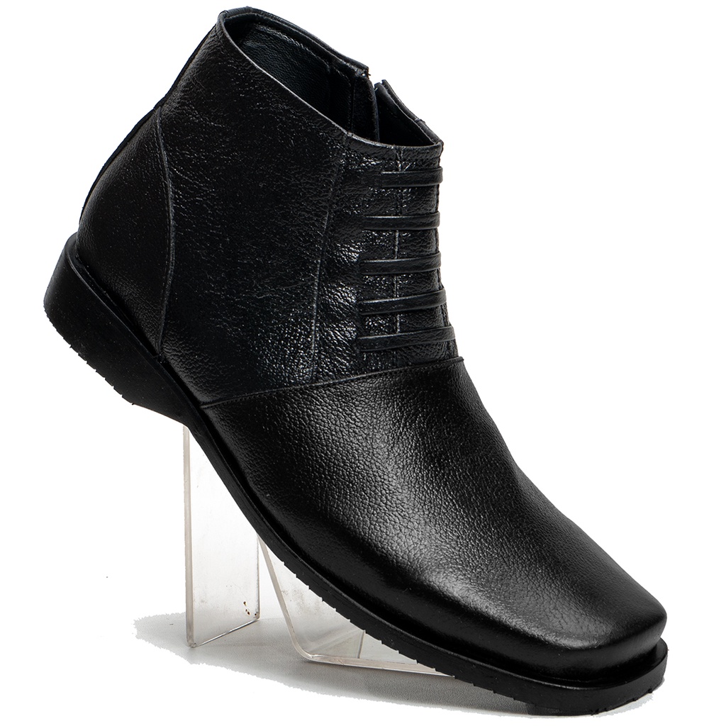 Sepatu Boot Pria Kerja Kantoran Kulit Sapi Asli PDH