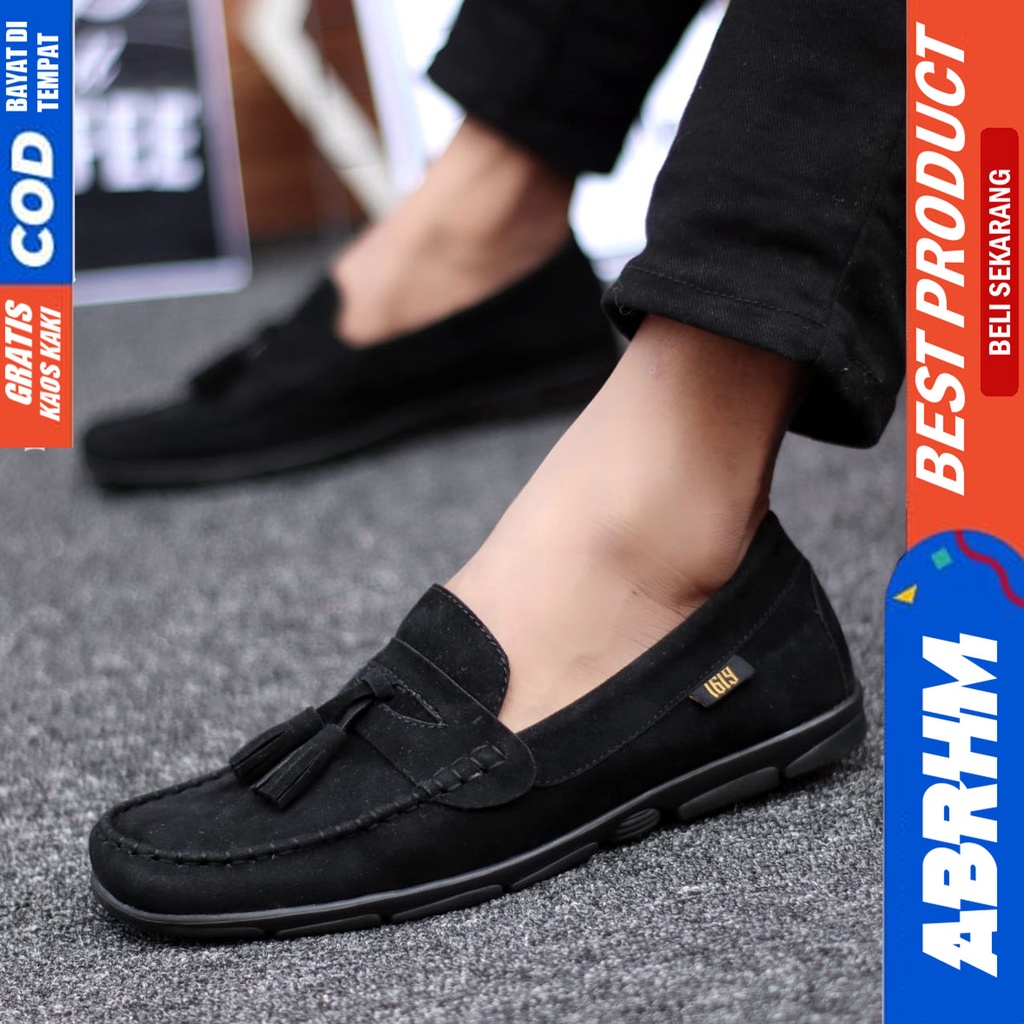 Abrhm Titan - Sepatu Slip On Pria Casual