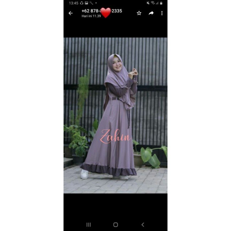 Gamis zahin