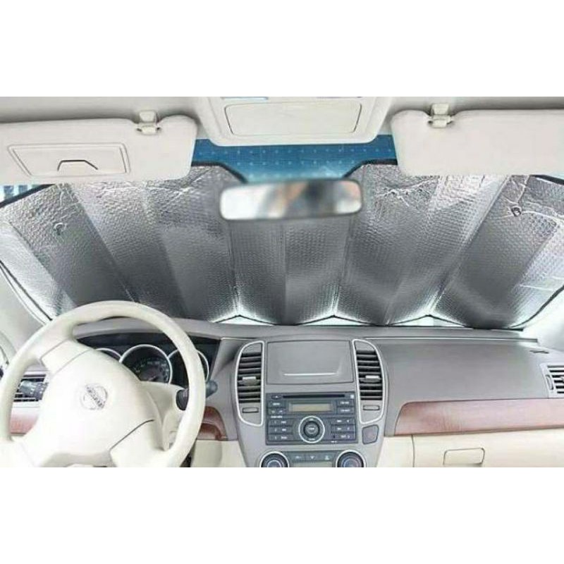 Sun shield / Pelindung anti panas Dasbooard mobil (130x60)