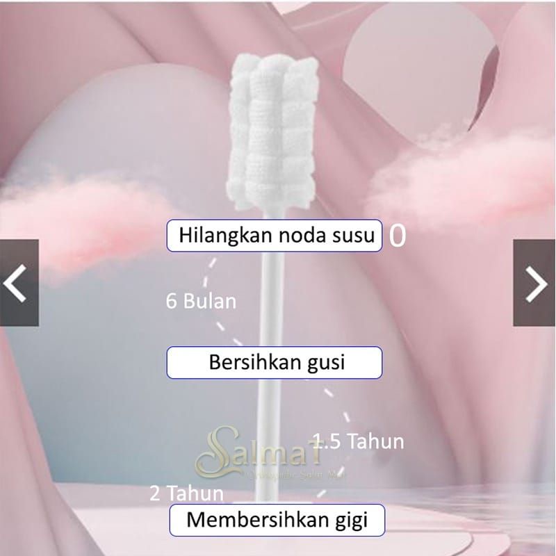 ORAL CLEANER BABY ISI 30PCS / KAIN KASA BATANG PEMBERSIH MULUT &amp; LIDAH BAYI ANAK