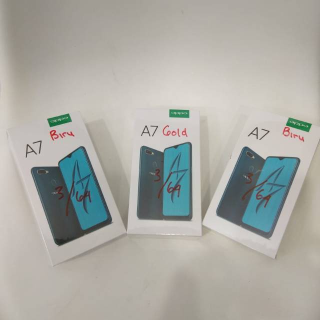 Oppo A7 Ram 3GB Rom 64 GB Grs Resmi Oppo Indonesia 1 Tahun