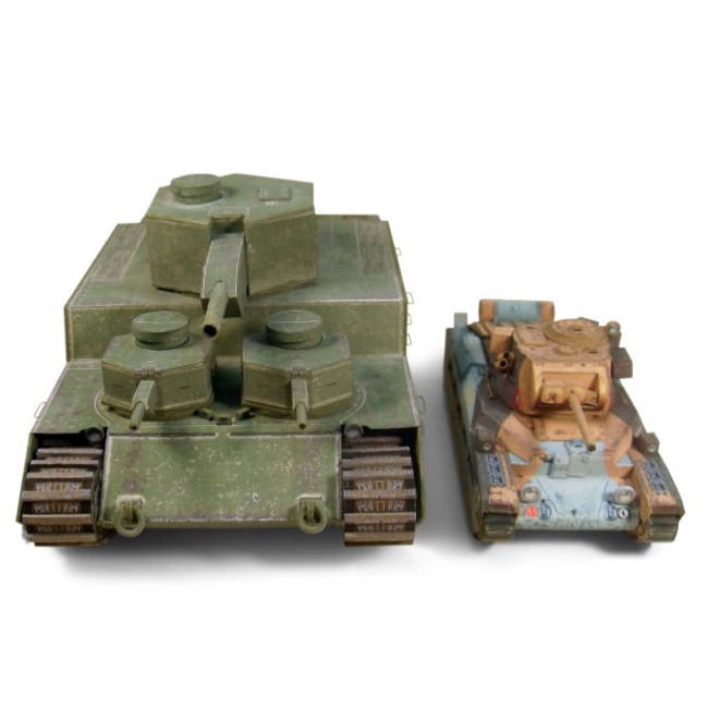 DIY Papercraft Tank Super-Heavy Jepang