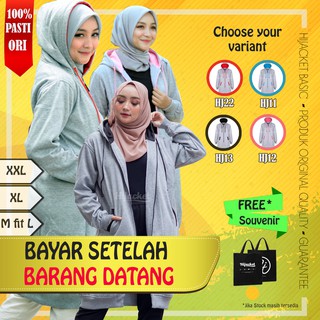 HIJACKET BASIC GREY ORIGINAL | Jaket Premium Wanita