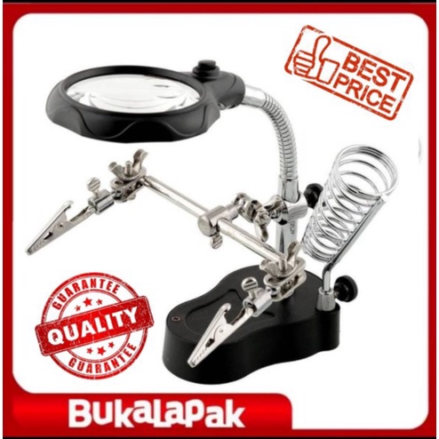 Promo Holder PCB - Penjepit PCB - Pegangan Solder - Kaca Pembesar Diskon