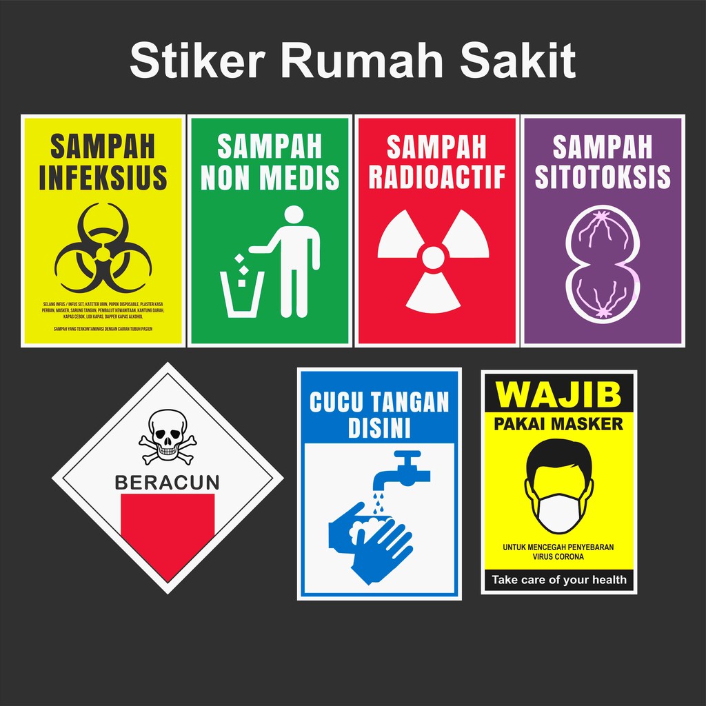Jual STIKER RUMAH SAKIT UKURAN A4 minimalis | Shopee Indonesia