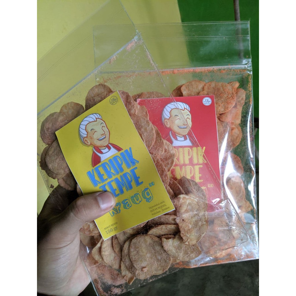 

KERIPIK TEMPE MURAH ENAK RENYAH KEMASAN 100gr