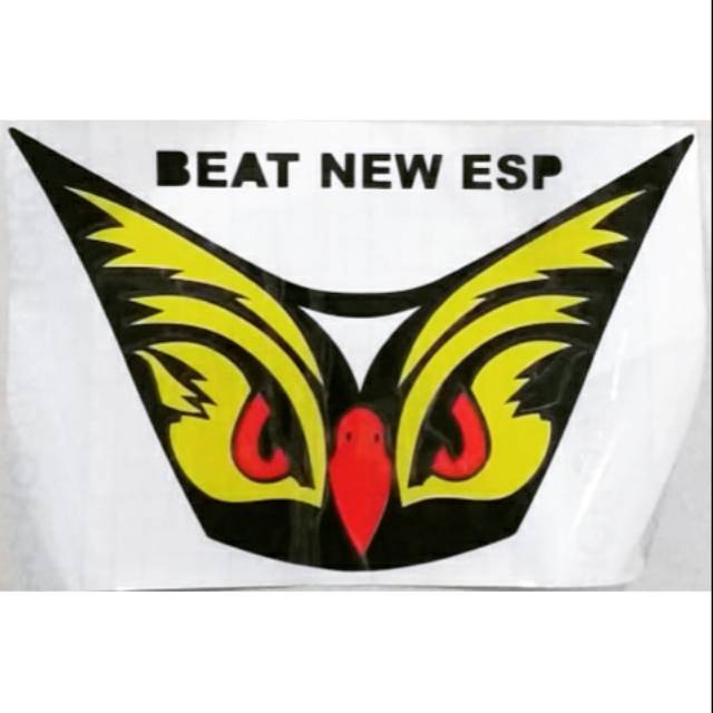 STICKER LAMPU VARIASI MATA ELANG BEAT NEW ESP