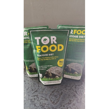 TORFOOD PELET KURAKURA DARAT DESERT/FOREST 500GR BUKAN GTF Mazuri Meizu Kunkka Repcal