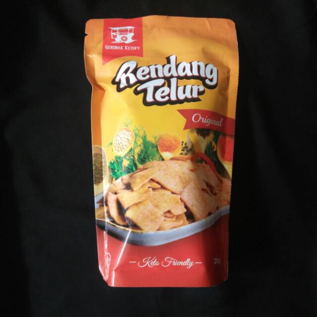 

Cemilan keto keripik rendang telur ORI 200gr