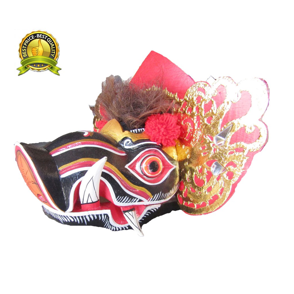 

Produkbali Topeng barong untuk anak khas bali / oleh-oleh khas bali warna hitam