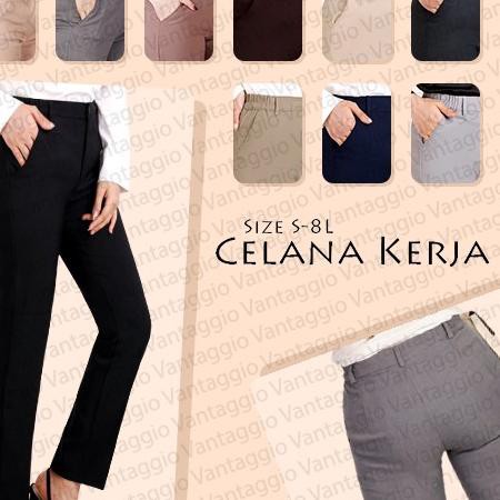 Shopee Celana Panjang Wanita Celana Bahan Celana Kerja Wanita Kantor Celana Bahan Panjang Wani Shopee Indonesia