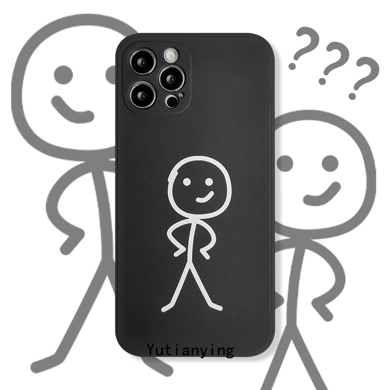 Case Motif Stickman Untuk Oppo A57 2022 A52 A92 A33 A53 A15 A54 A95 A94 A16 A12E A5S A74 A3S A95 A11 A9