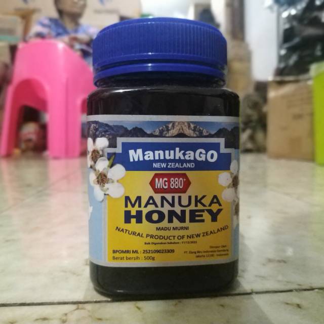 Manuka go manuka Honey Mg 880 madu manuka original 500 gr