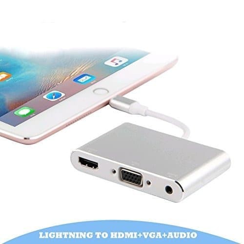 Converter Lightning To HDTV VGA Audio Iphon To HDTV VGA Adapter