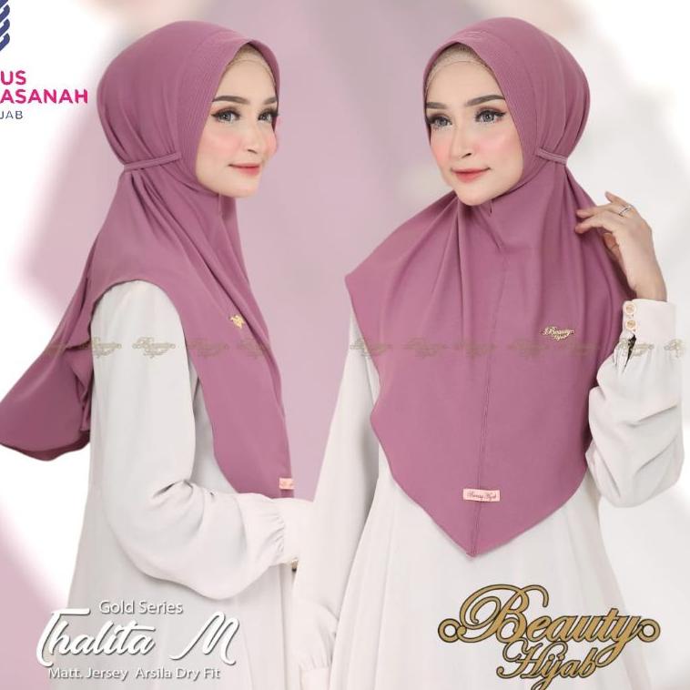 [Ori Beauty Hijab]THALITA M GOLD SERIEShijab instan pet tali poloskerudung intan polos [Tmt31au22o]