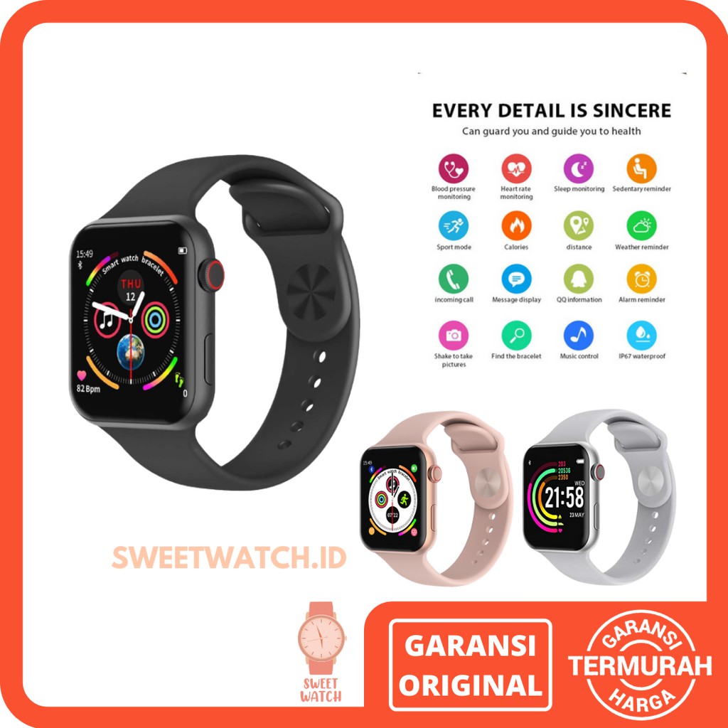 Smartwatch F10 Jam Tangan Cewek Smartwatch Jam Tangan Pintar Jam Tangan Cewek Smart Watch F10