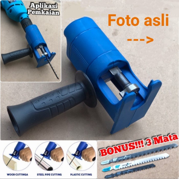 Reciprocating Drill Adapter Tools / Adapter Jigsaw Bor