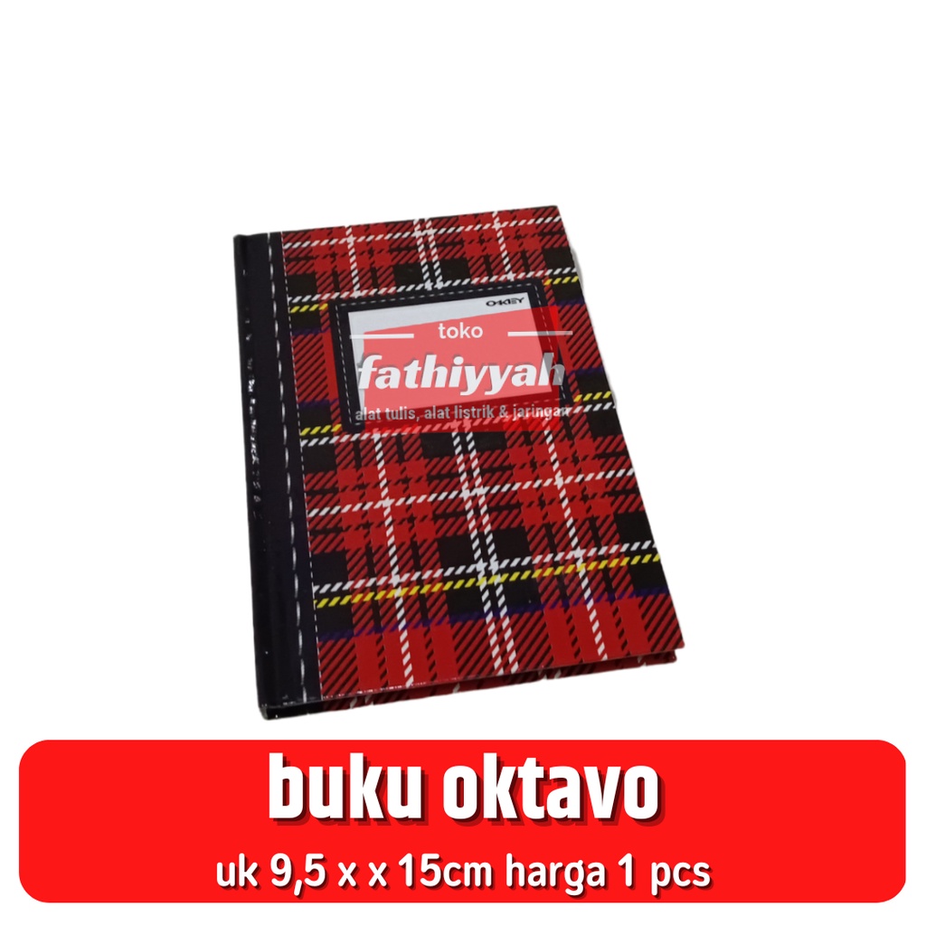 

buku oktavo 100 lembar 9,5cm x 15cm