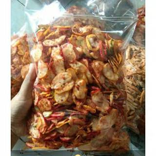 kerupuk seblak 500 gr / kerupuk jablay/krupuk jablay pedas ...