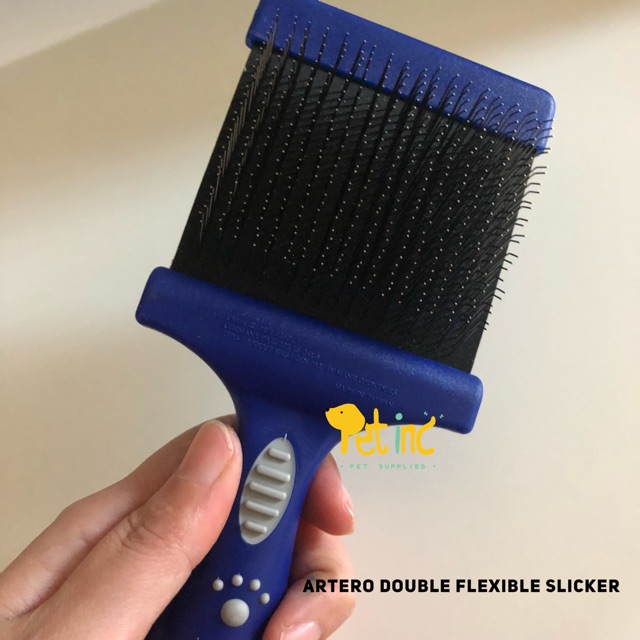 Artero double flexible slicker atau pet brush sisir anjing atau kucing