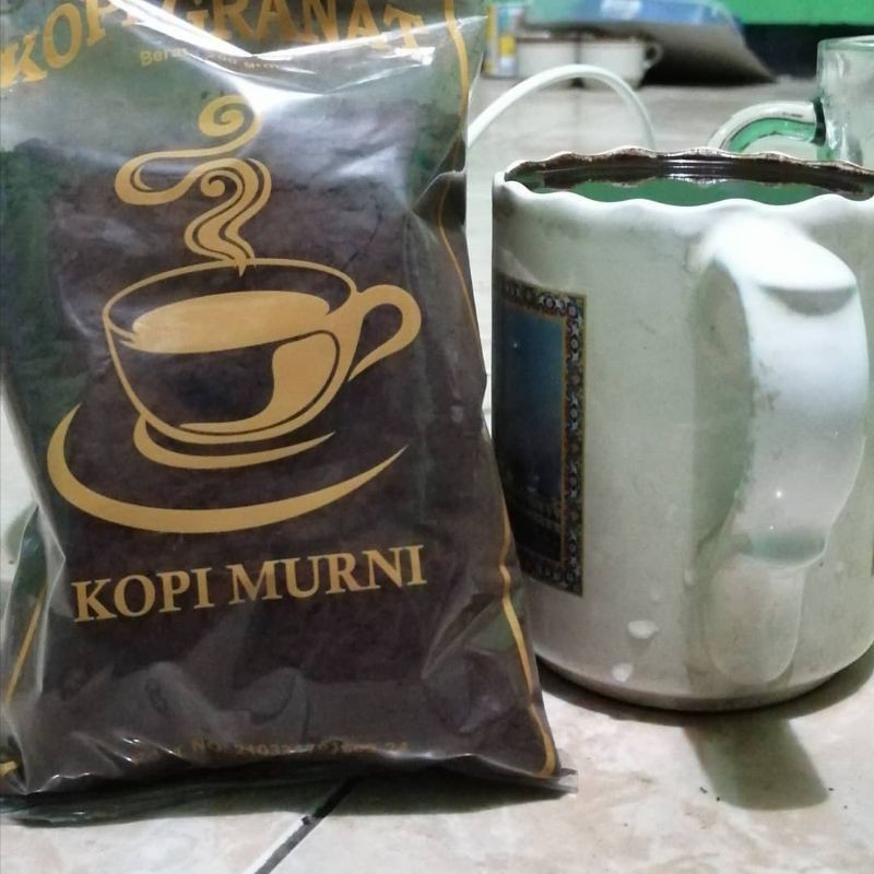 

Kopi Lelet Granat Kopi Bubuk Hitam Murni Asli Sarang