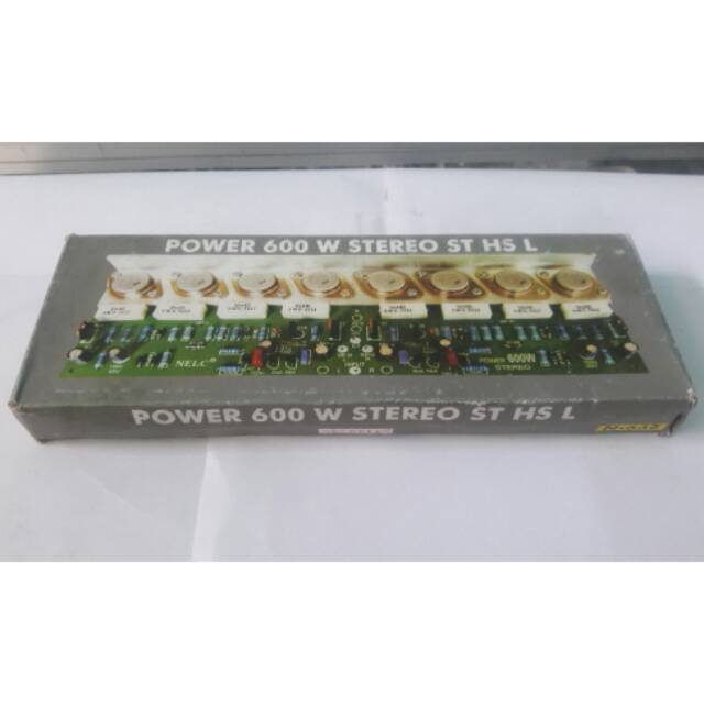 KIT POWER AMPYFIER 600WATT STEREO HEADSINK L PRODUK NELC