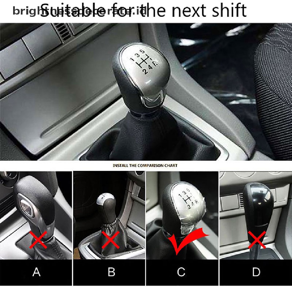 Cover Shift Knob Bahan Silikon Anti Slip Untuk Mobil