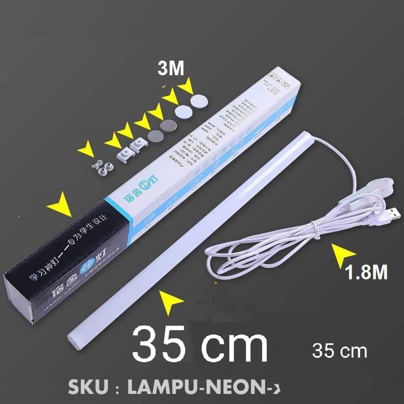 LAMPU NEON LED USB 35 CM