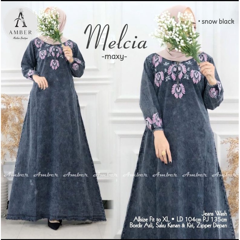 GAMIS JEANS TERBARU 2022 UNTUK WANITA MUSLIMAH DEWASA  BAJU MAXY  KEKINIAN  MODIS DAN TERPOPULER DEN