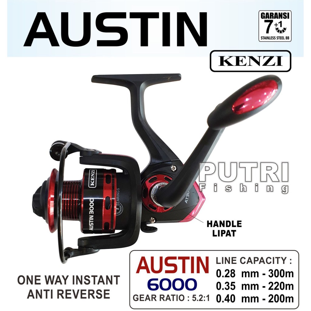 KENZI AUSTIN REEL 1000 2000 3000 5000 6000