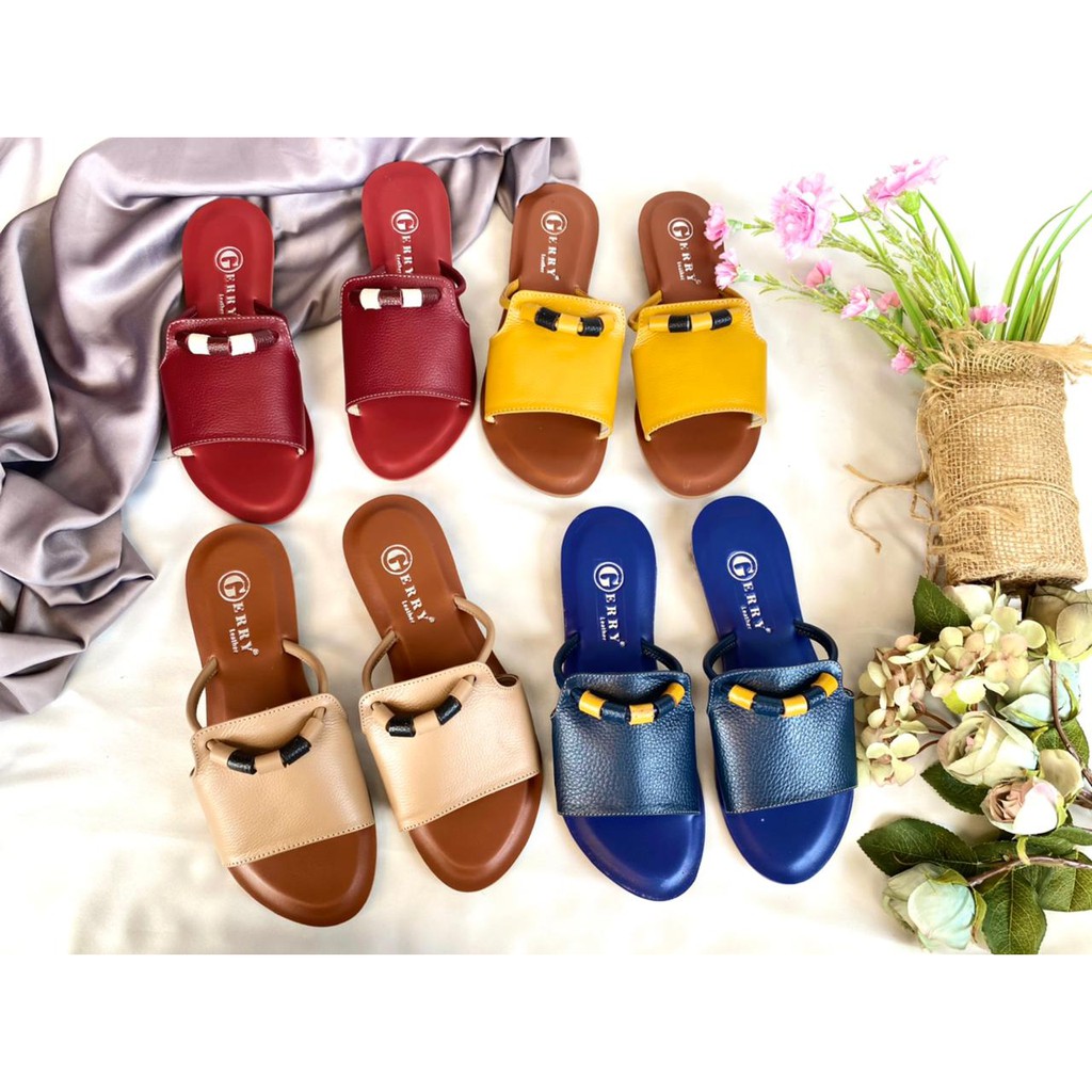 Sandal Kulit Wanita Model Lyodra Aquila - Gerry Leather