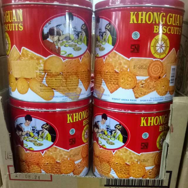 

Khong Guan Kaleng 650gr KARTONAN MURAH (isi 6 kaleng)