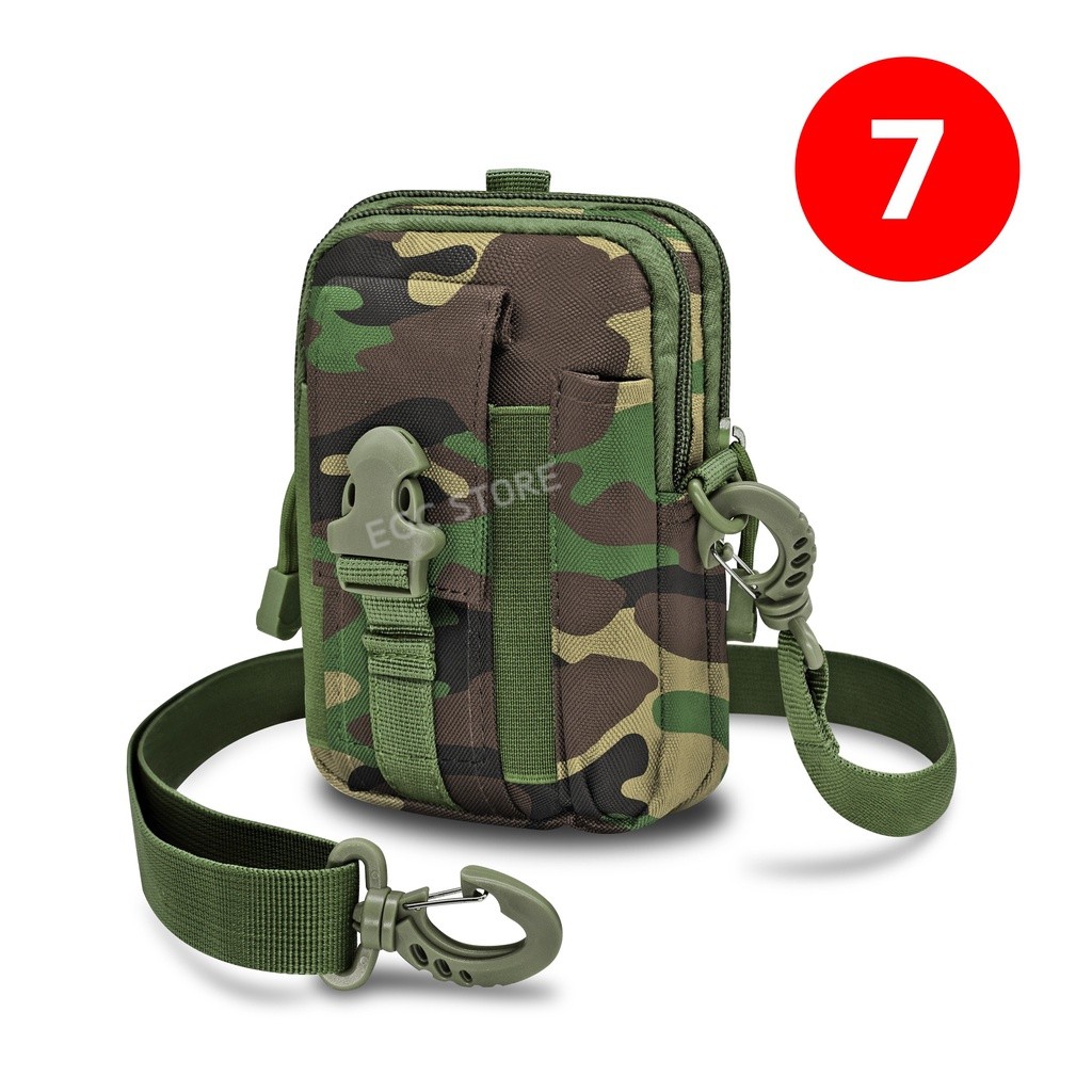 TAS PINGGANG HP / TACTICAL ARMY / FASHION TRAVELLING / TACTICAL MILITARY-ARMY GREEN TALI