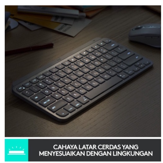 Logitech MX Keys Mini Black Keyboard Wireless Bluetooth Backlit