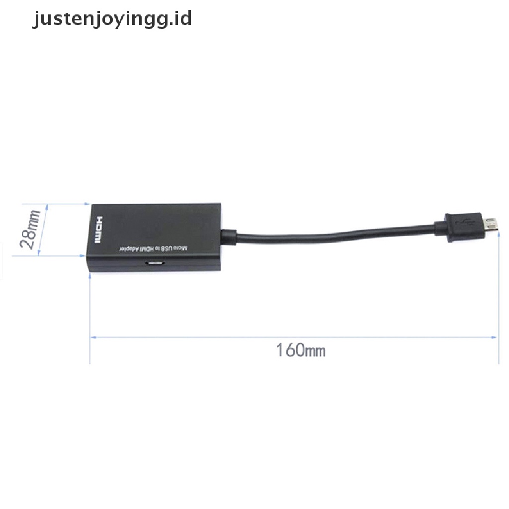 Kabel Adapter Micro USB Male to HDMI Female Untuk Smartphone Android