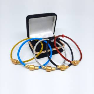  Gelang  Tali Kawat Wire rope Untuk Charm Liontin Pandora 