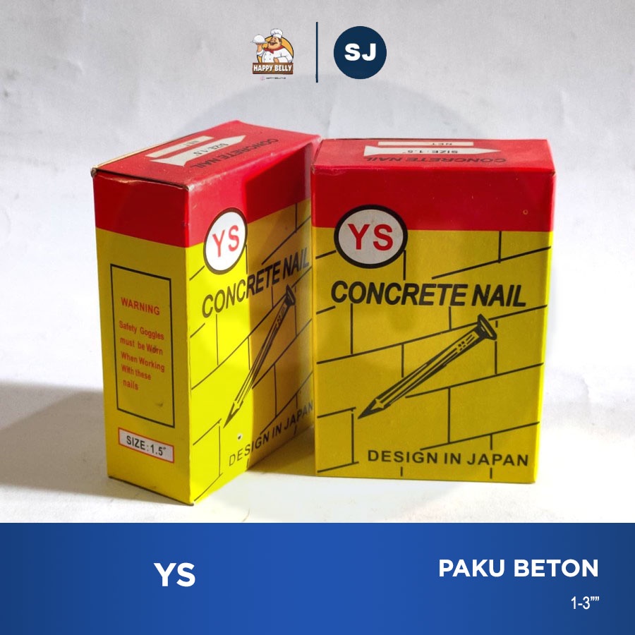 PAKU BETON YS 1 INCI /KOTAK PAKU BETON 1" KUAT JAPAN