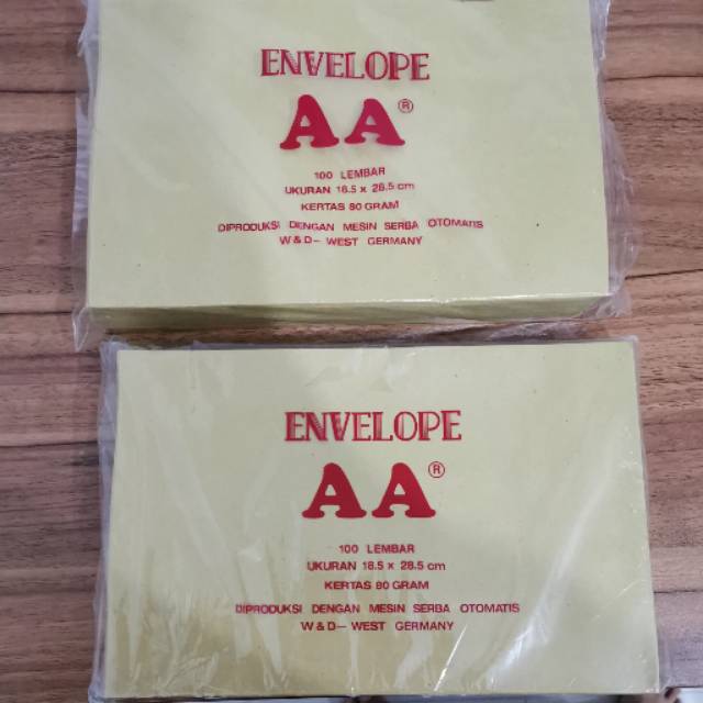 

Amplop Coklat AA Kuarto (18,5x28,5cm)