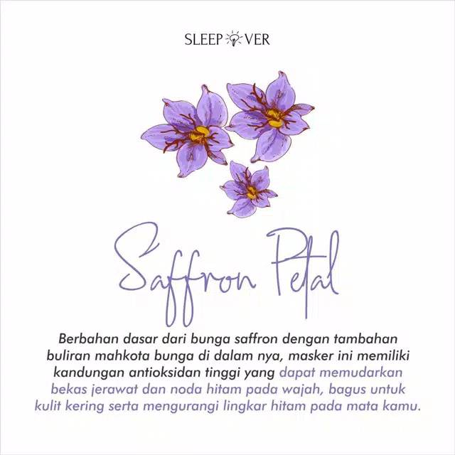 Masker sleep over,masker bubuk organik